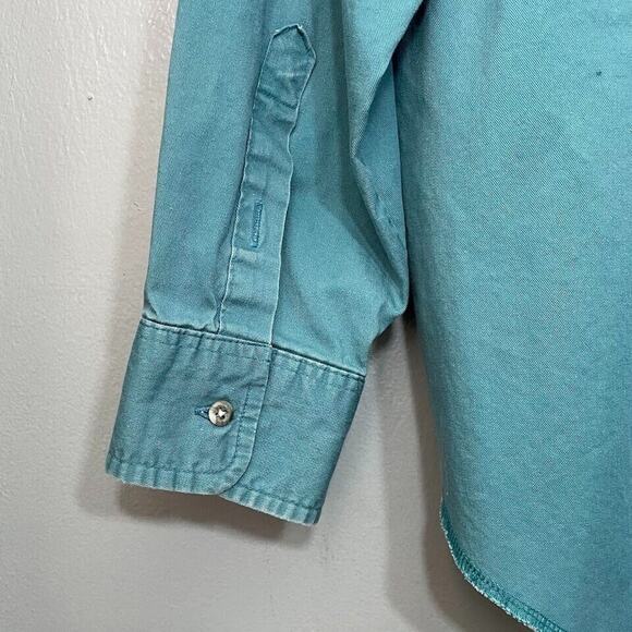 Vintage Wrangler Shirt Mens Size Large Button Down X Long Tails Single Needle - Picture 9 of 9